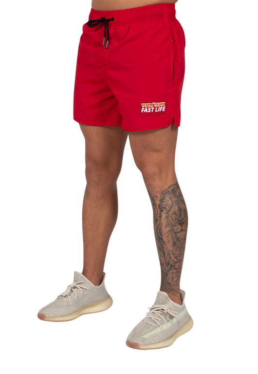 FAST LIFE SHORTS - RED