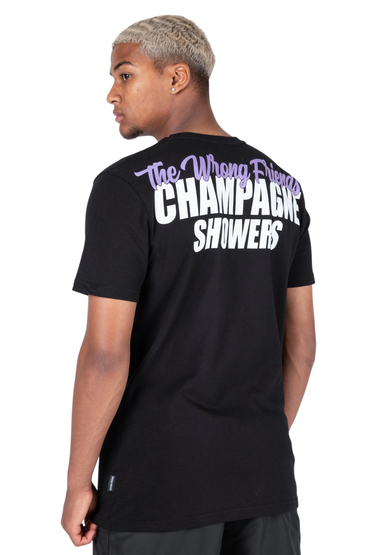 CHAMPAGNE SHOWERS T-SHIRT (SS24) - BLACK